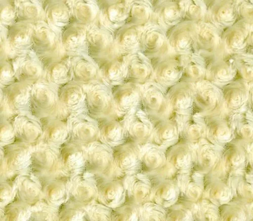 Vista 18 de Tela Minky Rosebud Almond / 58 pulgadas de ancho/vendido por The Yard
