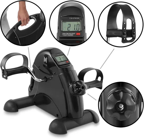 Vista 2 de Ejercitador de pedal para bicicleta estática debajo del escritorio