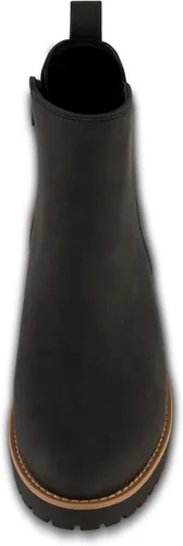 Vista 3 de CUSHIONAIRE Botas de cuña Ilena para mujer + espuma viscoelástica, anchos disponibles, Negro