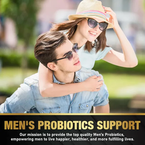 Vista 6 de Probióticos para hombres 500 mil millones de CFU, 16 EN 1 probióticos avanzados para hombres para la salud digestiva, sistema inmunológico