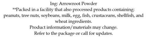 Vista 3 de Arrowroot Powder - Contenedor de tamaño económico de 2.5 libras (40 onzas)