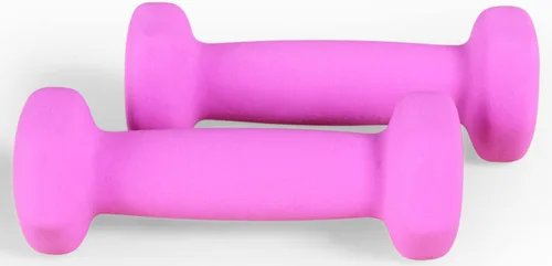 Vista 3 de Fitvids Neoprene Dumbbell Hand Weights, Anti-Slip, Anti-roll, Hex Shape Colorful, Pair or Set with Stand