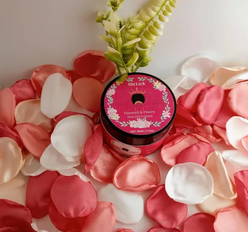 Vista 2 de Gel natural de linaza y miel para el cabello, hidratante y de larga duración, mejora los rizos, hidratante para cabello natural, ligero, sin