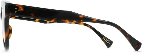 Vista 3 de RAEN Gafas de sol Nikol para mujer, gafas de sol modernas con protección UV, talla 2.047in, Nero Tortoise Dark Smoke