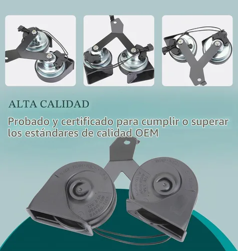 Vista 3 de MITZONE Conjunto de bocina con soporte compatible con Ford F-150 2009-2014 Reemplazar 9L3Z-13832-A