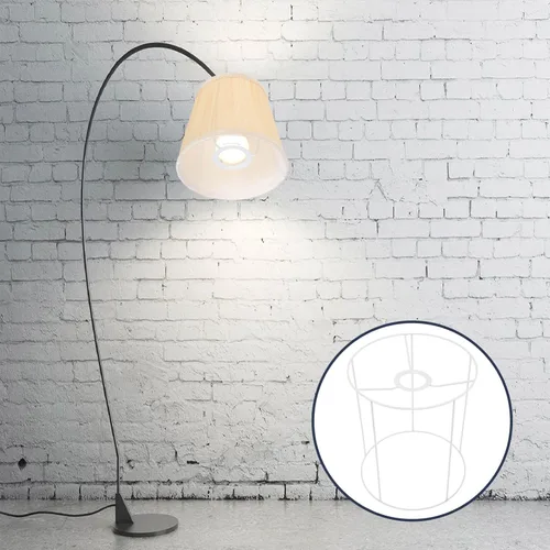 Vista 5 de Soporte de pantalla de hierro forjado Soporte de lámpara de bricolaje Marco de lámpara de bricolaje Herramienta de lámpara Marco de luz Soporte