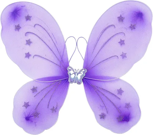 Vista 6 de Disfraz de hada de princesa tutú para niñas vestido de alas de mariposa de hada disfraz de cosplay de 4 piezas para Halloween y Navidad