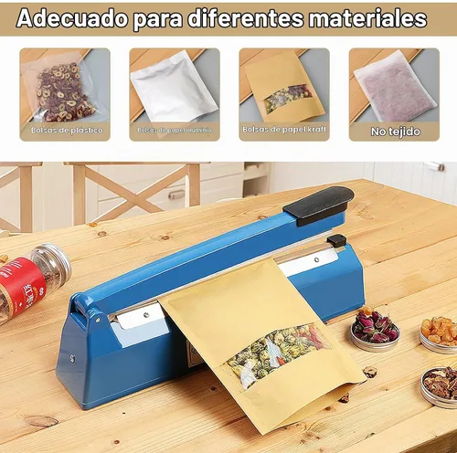 Vista 6 de 10 piezas de repuesto para sellador de impulsos, tiras de sellado térmico de 8 pulgadas, elemento de repuesto, sellador de impulso, elemento