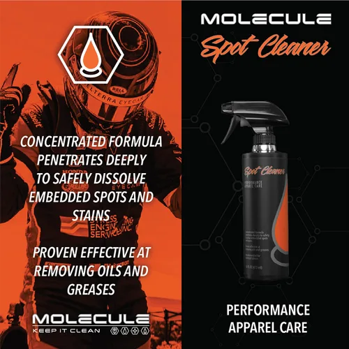 Vista 6 de Molecule Kit de cuidado completo Cuidado de ropa de alto rendimiento Lavado de 16 onzas, refrescante y protector Limpiador de manchas de 4