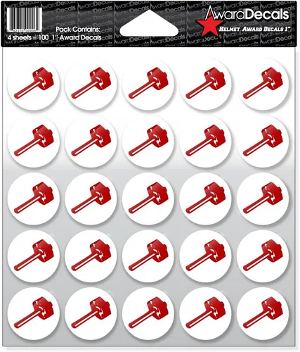 Vista 12 de Award Decals Sledgehammer (negro sobre transparente)