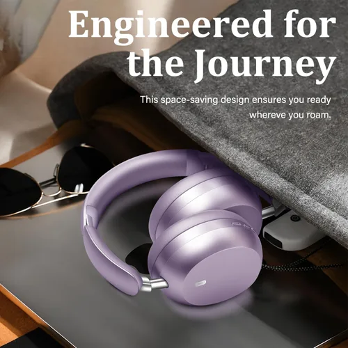 Vista 12 de Wentronic Y04 - Audífonos inalámbricos Bluetooth sobre la oreja, sumérgete en cada ritmo con cancelación activa de ruido y sonido de alta