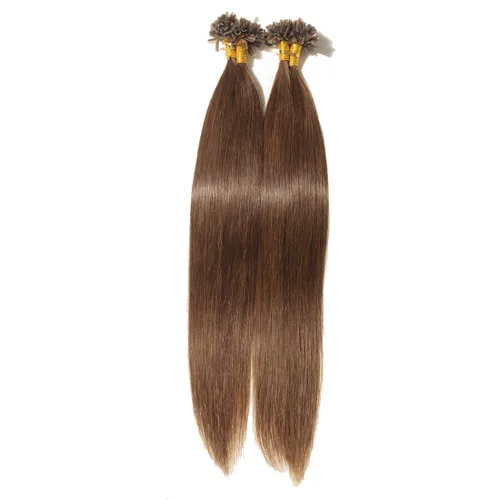 Vista 153 de SEGO Extensiones de cabello humano con micro cuentas, extensiones de cabello humano con micro bucle, lacio, natural, fusión fría, 1.76 oz/paquete