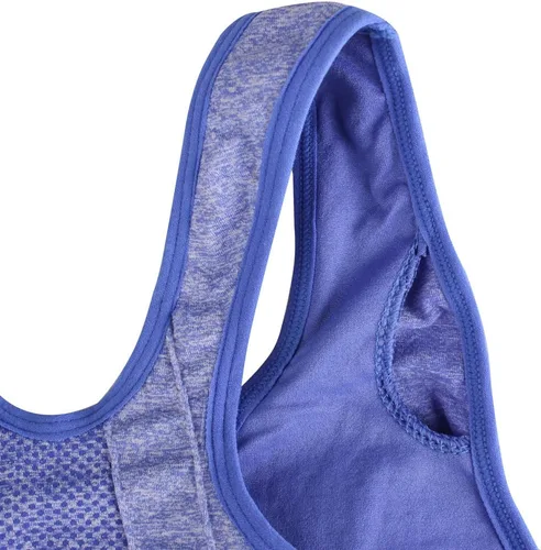 Vista 3 de Brasier deportivo o para yoga con cierre frontal de ganchos y cremallera para mujer