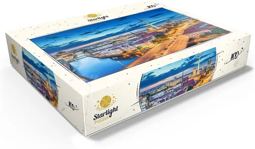 Vista 3 de MyPuzzle Skyline Berlin - Rompecabezas prémium de 100 piezas, fabricado en Estados Unidos