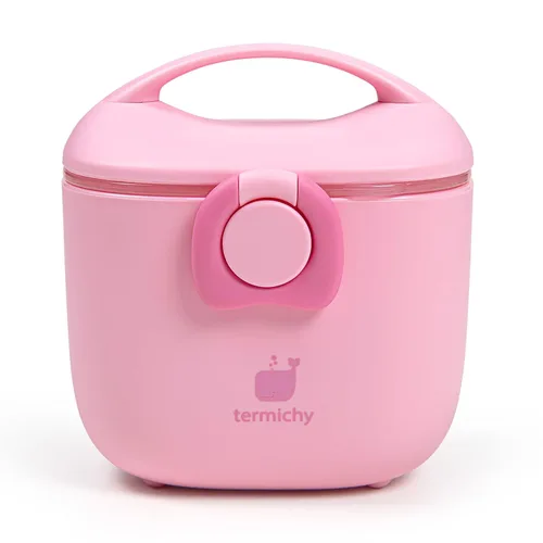 Vista 9 de Termichy Dispensador de fórmula para bebés, dispensador portátil de leche en polvo con asa de transporte y cuchara para viajes actividades al aire