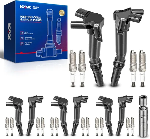 Vista 141 de Bobina de encendido KAX UF434 1 paquete Compatible con Impala, Equinox, G6, Malibu, Silverado 1500, Uplander, Torrent, Lucerne, Express 1500, Sierra