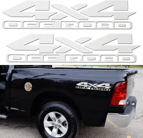 Vista 10 de Calcomanías adhesivas 4X4 para todoterreno, diseño gráfico en vinilo para cama y lateral de camioneta, accesorios universales
