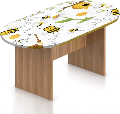 Vista 10 de XISUNYA Mantel ajustable ovalado de poliéster elástico colorido, mantel ajustable con estampado de acuarela de follaje floreciente