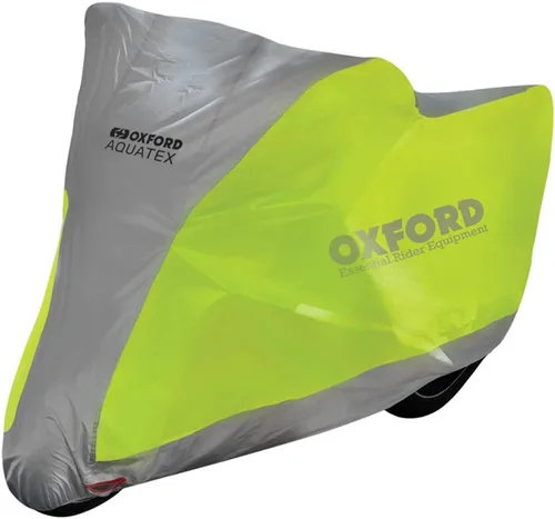 Vista 9 de Oxford - Funda protectora Aquatex para motocicletas al aire libre Negro/Plateado