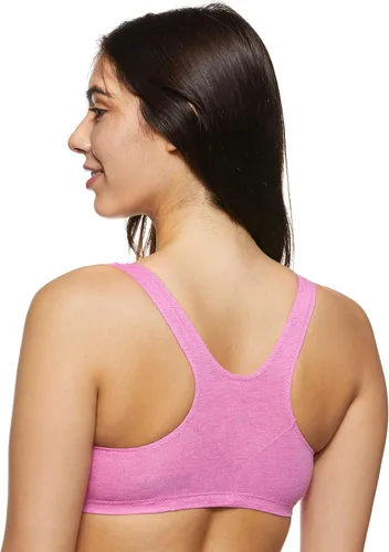 Vista 2 de Hanes Womens X-Temp Wireless Bra Pack, Stretch Pullover Bra, Low-Impact Racerback Bra, 2-Pack