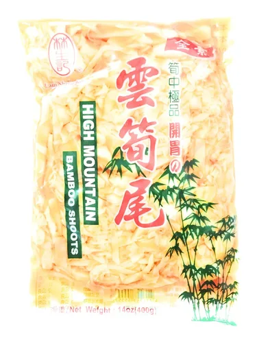 Vista 2 de Lin Sheng Kee Brotes de bambú de alta montaña y 1 plato de salsa de soja
