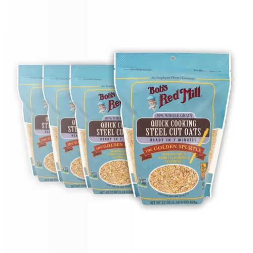 Vista 9 de Bob's Red Mill Avena cortada de acero de cocción rápida, 22 onzas