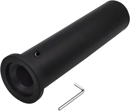 Vista 8 de LFJ La funda adaptadora olímpica de nailon convierte postes de placa de peso estándar de 1 pulgada en postes de peso olímpico de 2 pulgadas
