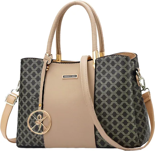 Vista 12 de KURGOOL Bolsos y bolsos de mano para mujer, bolso de hombro con asa superior, bolsa de mensajero para mujer