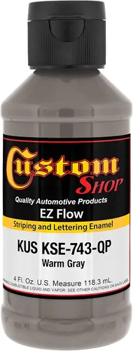 Vista 20 de Custom Shop KSE755-QP - Pintura esmaltada EZ Flow a rayas y letras de oro 23K, 4 onzas