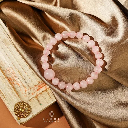 Vista 7 de Pulseras de cristal curativo para mujeres y hombres, espiritual, energía positiva y equilibrio, pulseras de cuentas de cristal natural hechas a mano