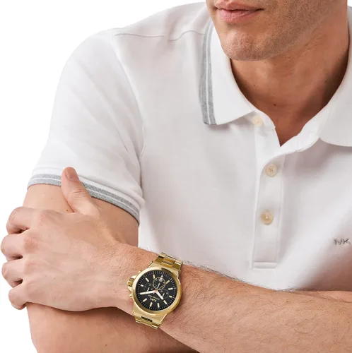 Vista 5 de Michael Kors Dylan - Reloj cronógrafo de acero inoxidable, MK8731 - Dylan, talla única , Oro