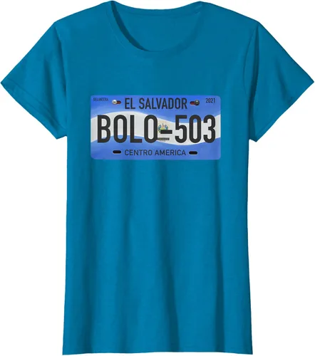 Vista 14 de Camiseta con frases típicas de El Salvador pupusas, Negro, S