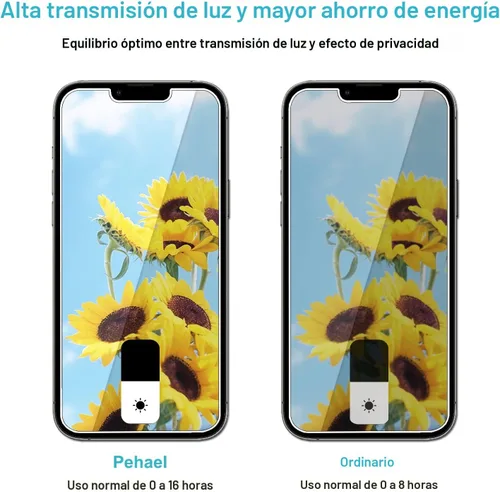 Vista 3 de PEHAEL Protector de pantalla de privacidad para iPhone 11 Pro Max/iPhone Xs