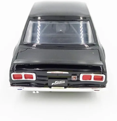 Vista 4 de JADA 1: 24 W/B - Fast & Furious - Brian's Nissan Skyline 2000 GT-R (negro)