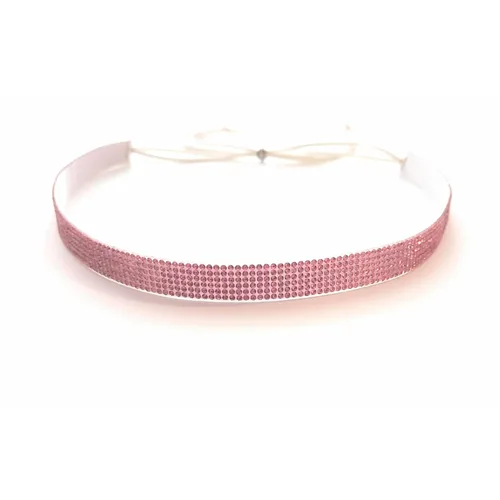 Vista 2 de Hatband Pink Rhinestone Silky Satin Lined Band Cowgirl Accessory Adjustable One Size Gift Boxed For Brimmed Hats