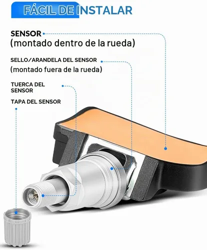 Vista 8 de F2GZ1A189A Sensor de presión de neumáticos preprogramado para: Ford F150 Explorer Fusion Edge Ranger Transit Connect EcoSport Maverick Flex