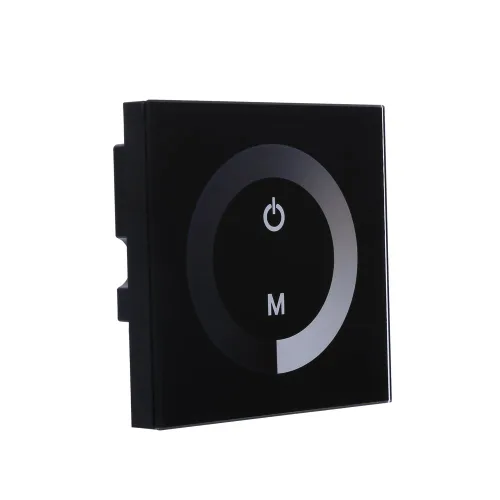 Vista 4 de Interruptor de atenuación LED, interruptor de luz táctil de montaje en pared, controlador de panel táctil de un solo color para tira de luz LED, CC