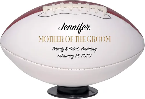 Vista 11 de Regalo personalizado de boda de fútbol, padrino de boda, padrino de boda, padrino, dama de honor, regalo de recuerdo de portador de anillos