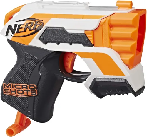 Vista 9 de NERF MicroShots 6-Blaster Bundle - 6 Mini Lanzadardos Elite y 6 Dardos Oficiales Elite - Para Niños, Adolescentes, Adultos (Exclusivo de Amazon)