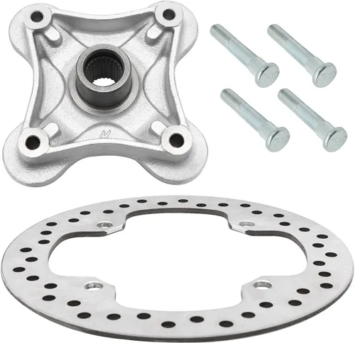 Vista 3 de Buje de rueda trasera, pernos y rotor de freno para Polaris Sportsman 550 850 1000 Scrambler 850 1000 2009-2024 5136946 5136295 5250205 7518671