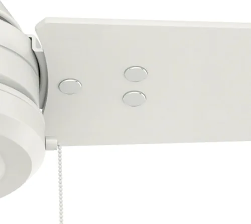 Vista 8 de Hunter Ventilador de techo industrial para exteriores de 52 pulgadas, 3 aspas (renovado) (blanco fresco)