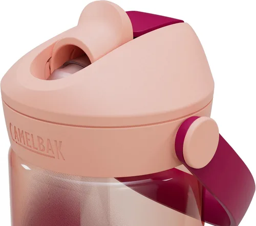 Vista 4 de CamelBak Thrive - Botella de agua con pajita de 20 onzas, color rubor amanecer