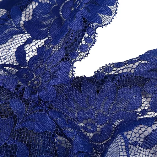 Vista 4 de RTRDE Lencería sexy para mujer, a la moda, con correa de color sólido, lencería de encaje