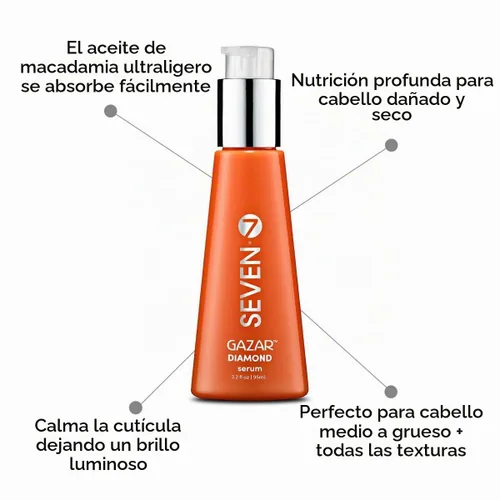 Vista 2 de SEVEN Gazar Diamond Serum, 3.2 onzas líquidas (paquete de 1)