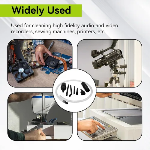Vista 2 de 9 unids/set de cepillos para detalles de automóviles, kit de limpieza de vehículos de coche, accesorios para aspiradora universal, mini herramienta