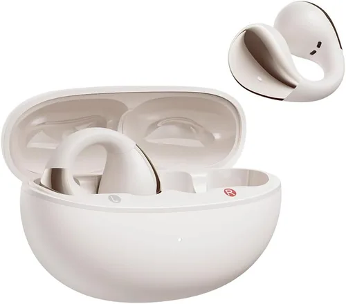 Vista 10 de QCY Crossky C30 Auriculares de oído abierto inalámbricos Bluetooth, auriculares de clip con 4 micrófonos ENC de cancelación de ruido, ajuste