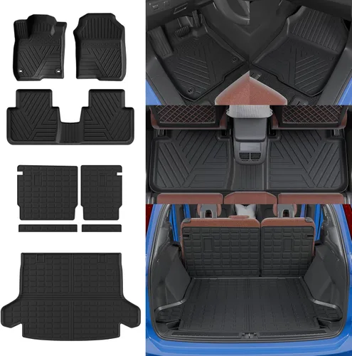 Vista 10 de Rongtaod Alfombrillas de Piso Compatibles con Honda CRV 2023 2024 2025 2026 Forro de Maletero Forro de Carga Alfombrilla de Carga Protector