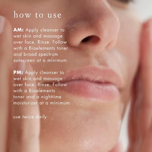 Vista 6 de Bioelements Descongestionante Cleanser - 6 onzas líquidas - Limpiador de gel espumante para piel grasa, vegano, sin gluten