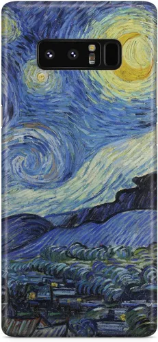 Vista 19 de Inspired Cases - Funda con textura 3D para iPhone Xs Max - Funda protectora de goma para iPhone Xs Max de Apple - Vincent Van Gogh - Noche estrellada