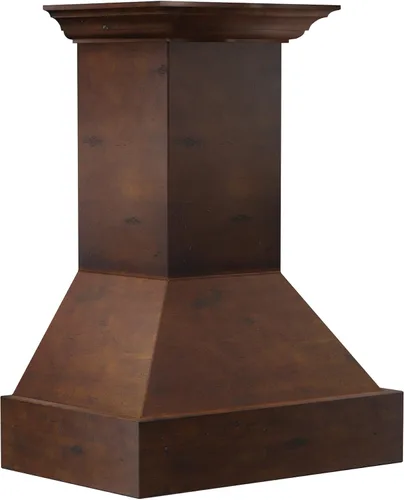 Vista 8 de Z Line 355WH-36 - Campana extractora de madera para montaje en pared, 1200 CFM, 36 pulgadas, nogal/Hamilton